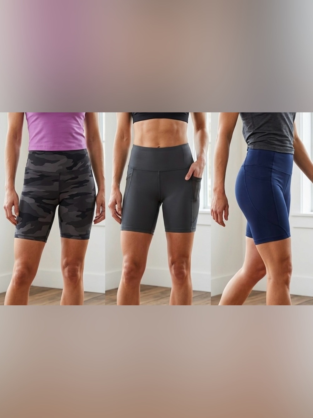 Size M Active Shorts Bundle - Aerie, Avia, Dyce Bike Shorts (3 Pack)